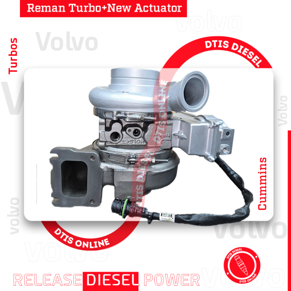 REBUILT VOLVO D13H/D13J/EPA10/EPA14 #85141060 TURBO HE400VG/HE451VE - $2,700.00+$600.00 CORE DEPOSIT - NEW CALIBRATED ACTUATOR INCLUDED - Image 2