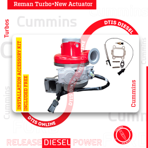REBUILT 4309076RX CUMMINS ISX HE500VG/HE561VE TURBO DIESEL - $2500.00 + $600.00 CORE DEPOSIT - NEW CALIBRATED ACTUATOR & INSTALLATION ACCESSORY KIT INCLUDED <b style="color: red;">(Offer $2,250 + $600 Core)</b>