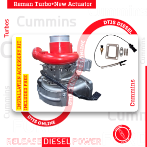 #4047052 HE431VE/HE400VG  REBUILT TURBO DIESEL FOR CUMMINS 8.3 - $2,900.00+$600.00 CORE DEPOSIT - NEW CALIBRATED ACTUATOR & INSTALLATION ACCESSORY KIT INCLUDED <b style="color: red;">(Offer $2,465 + $600 Core)</b>