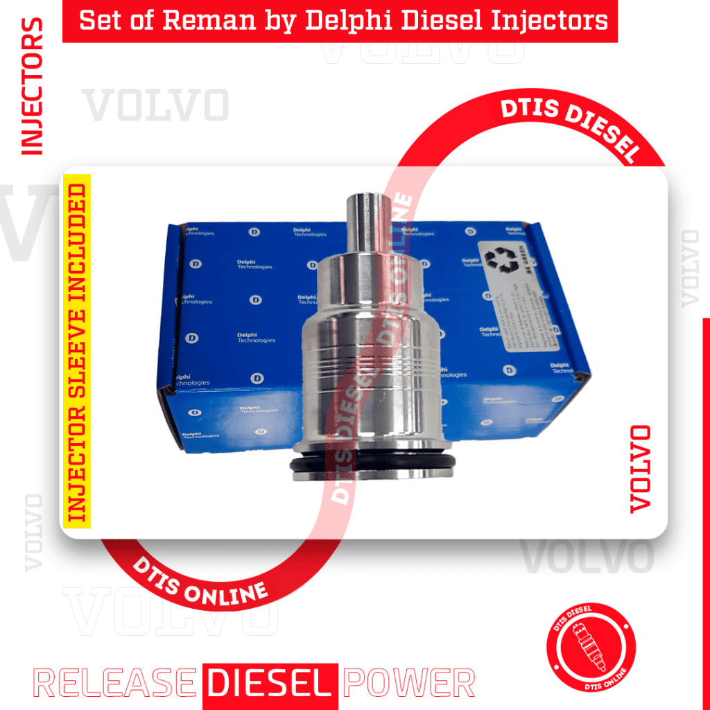 85013778 D11J EPA14/OBD15/OBD16 6 Delphi Injectors Set Injector