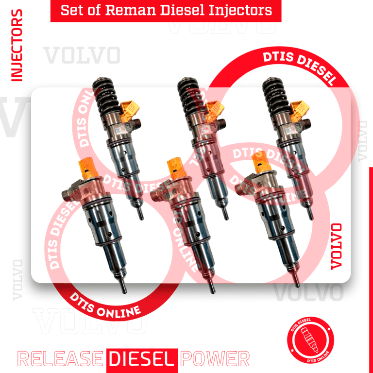 85150916 d13m high pressure 6 injectors set 2 100 00 900 00