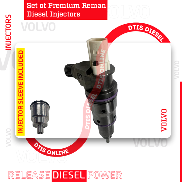 85150916 D13M High Pressure – SET OF PREMIUM REMAN DIESEL INJECTORS – 6 Injectors Set – $2,400.00 + $900.00 Core Free Shipping in all orders - Image 4