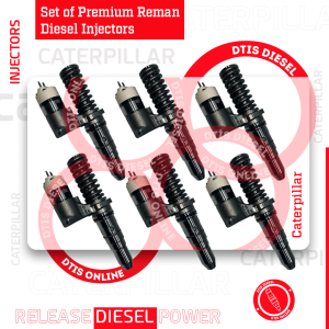 10R1277 (3512/3508) – SET OF PREMIUM REMAN DIESEL INJECTORS – 6 INJECTORS SET – $2,700.00+$1,200.00 CORE FREE SHIPPING IN ALL ORDERS