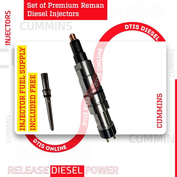 2897518 (ISX 12) - SET OF PREMIUM REMAN DIESEL INJECTORS - 6 Injectors Set FUEL SUPPLY INCLUDED - $2,700.00 + $600.00 Core Free Shipping in all orders <b style="color: red;">(Offer $2,400.00 + $+600 Core)</b> - Image 5