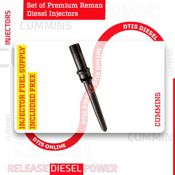 5579407 ISL - SET OF PREMIUM REMAN DIESEL INJECTORS - 6 Injectors Set FUEL SUPPLY INCLUDED- $2,100.00 + $900.00 Core Free Shipping in all orders - Image 7