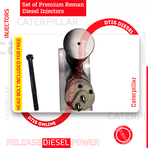 10R1273 (C-15) - Set of Premium Reman Diesel Injectors - 6 Injectors Set - $1,500.00 + $1,200.00 Core Free Shipping in all orders - Image 4