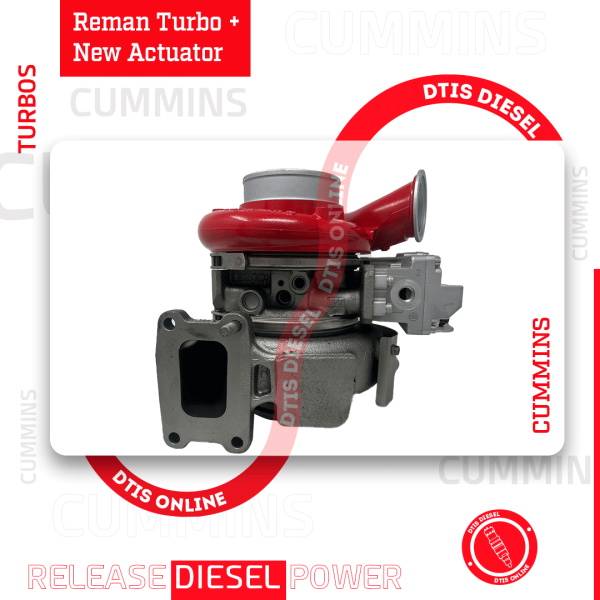 5354552 CUMMINS 6.7  REMAN TURBO $2,900.00 + $600.00 CORE – NEW CALIBRATED ACTUATOR INCLUDED