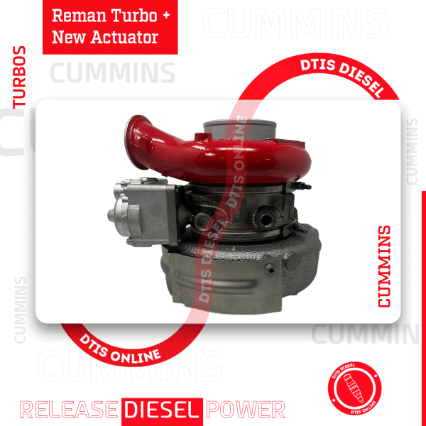 5354552 CUMMINS 6.7  REMAN TURBO $2,900.00 + $600.00 CORE – NEW CALIBRATED ACTUATOR INCLUDED - Image 2