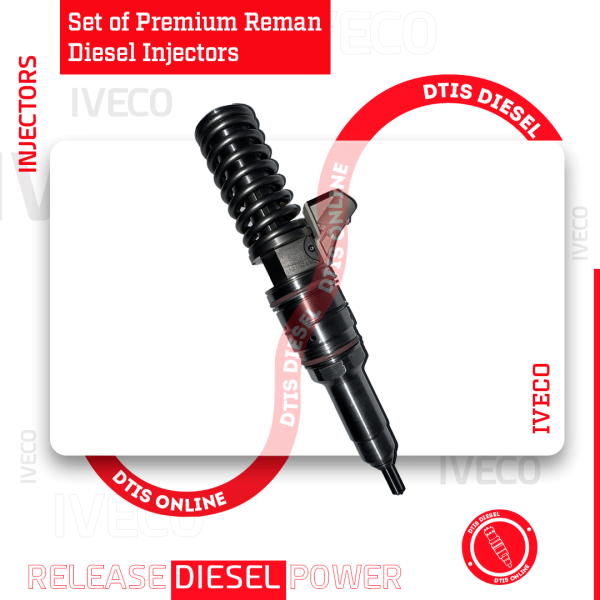 0414703009 EUICASE IH CURSOR - SET OF PREMIUM REMAN DIESEL INJECTORS - 6 Injectors Set - $1,200.00 + $1,200.00 Core Free Shipping in all orders - Image 2