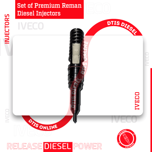 0414703009 EUICASE IH CURSOR - SET OF PREMIUM REMAN DIESEL INJECTORS - 6 Injectors Set - $1,200.00 + $1,200.00 Core Free Shipping in all orders - Image 3