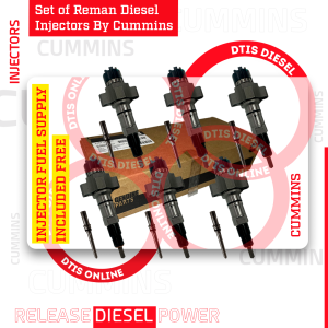 5579409 ISL - SET OF REMAN DIESEL INJECTORS BY CUMMINS - 6 Injectors Set FUEL SUPPLY INCLUDED- $6,600.00 + $900.00 Core Free Shipping in all orders <b style="color: red;">(Offer $5,610.00 + $900 Core)</b>