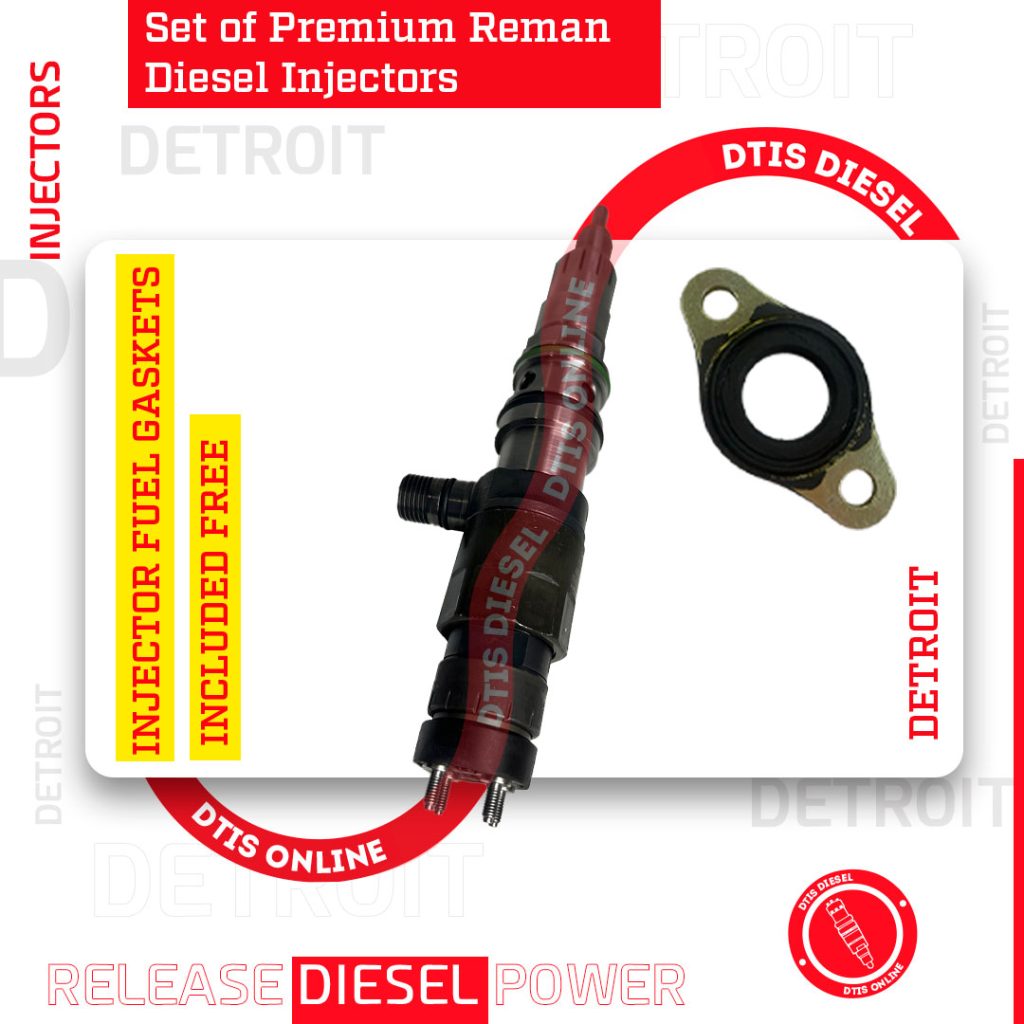 0445120300 - SET OF PREMIUM REMAN DIESEL INJECTORS - 6 Injectors Set - $1,800.00 + $600.00 Core Free Shipping in all orders