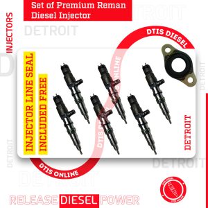 SET OF PREMIUM REMAN DIESEL INJECTOS - 6 Injectors Set - $1,800.00 + $600.00 Core Free Shipping in all orders