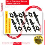 0445120374 – SET OF PREMIUM REMAN DIESEL INJECTOS – 6 Injectors Set – $1,800.00 + $600.00 Core Free Shipping in all orders