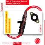 0986435622 - SET OF PREMIUM REMAN DIESEL INJECTORS - 6 Injectors Set - $1,800.00 + $600.00 Core Free Shipping in all orders