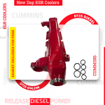 NEW DAP EGR COOLER 4352360 - CUMMINS ISX15 - GASKETS INLUDED FOR FREE - $1,500.00 FREE SHIPPING IN ALL ORDERS