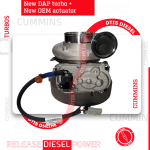 CUMMINS 6.7 NEW DAP TURBO #2881708RX (2007-2012) HE300VG/HE351VE – $3,400.00+$600.00 CORE + $200.00 ACTUATOR CORE – NEW OEM CALIBRATED ACTUATOR & INSTALLATION ACCESSORY KIT INCLUDED - Image 2