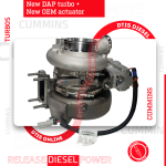 CUMMINS 6.7 NEW DAP TURBO #2881708RX (2007-2012) HE300VG/HE351VE – $3,400.00+$600.00 CORE + $200.00 ACTUATOR CORE – NEW OEM CALIBRATED ACTUATOR & INSTALLATION ACCESSORY KIT INCLUDED - Image 3