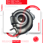 CUMMINS 6.7 NEW DAP TURBO #2881708RX (2007-2012) HE300VG/HE351VE – $3,400.00+$600.00 CORE + $200.00 ACTUATOR CORE – NEW OEM CALIBRATED ACTUATOR & INSTALLATION ACCESSORY KIT INCLUDED - Image 5