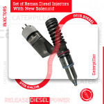 10R-3147 (C-11/C-13) - Set of Premium Reman Diesel Injectors - 6 Injectors Set - $1,200.00 + $900.00 Core Free Shipping in all orders - Image 2