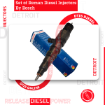 0986435647 REMAN by Bosch - 6 Injectors Set - $3,300.00 + $600.00 Core Free Shipping in all orders - Image 3