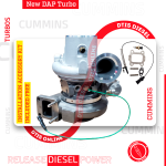 NEW DAP CUMMINS HE551V ISX 03-07 #2881994 TURBO - $1800.00+$500.00 CORE DEPOSIT - WITH INSTALLATION ACCESSORY KIT INCLUDED