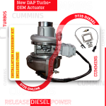 CUMMINS ISX12 #2882110NX HE400VG/HE431VE NEW DAP TURBO DIESEL - $3,200.00+$600.00 CORE DEPOSIT - NEW CALIBRATED ACTUATOR & INSTALLATION ACCESSORY KIT INCLUDED