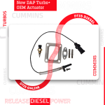 CUMMINS ISX12 #2882110NX HE400VG/HE431VE NEW DAP TURBO DIESEL - $3,200.00+$600.00 CORE DEPOSIT - NEW CALIBRATED ACTUATOR & INSTALLATION ACCESSORY KIT INCLUDED - Image 6