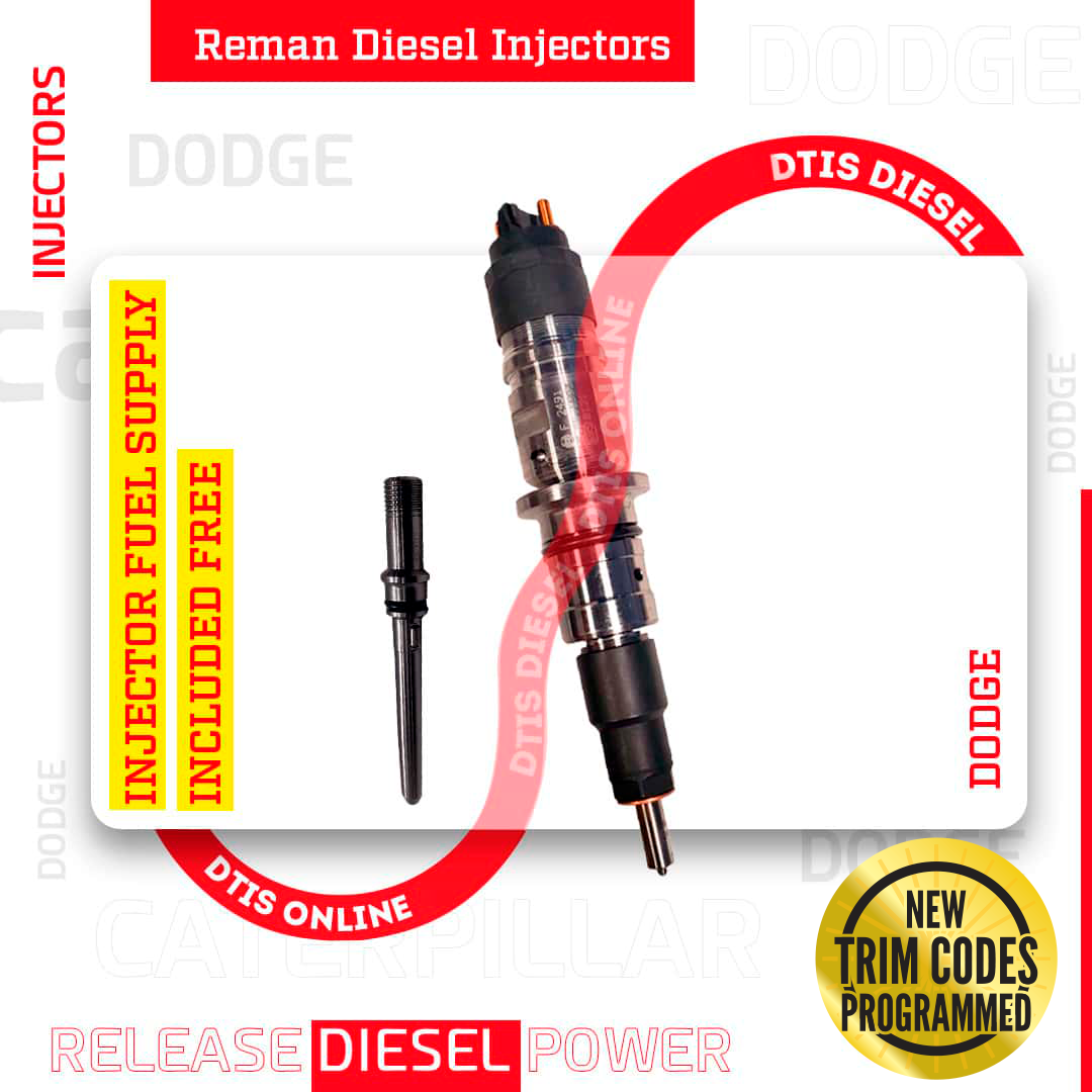 t 0986435574 (2010 1/2-2012) Cab & Chassis - INJECTOR FUEL SUPPLY INCLUDED - $250.00+$100.00 Core Charge Free Shipping in all orders - Image 1