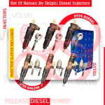 85150916 D13M High Pressure – SET OF DELPHI DIESEL INJECTORS – 6 Injectors Set – $4,200.00 + $1200.00 Core Free Shipping in all orders