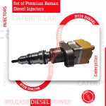 10R1306 (3126) - Set of Premium Reman Diesel Injectors - 6 Injectors Set - $1,200.00+$900.00 Core Free Shipping in all orders - Image 5