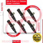 10R6163 (C-15) - SET OF PREMIUM REMAN DIESEL INJECTORS - 6 Injectors Set - $1,500.00 + $1,200.00 Core Free Shipping in all orders