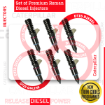 10R6162 (C-13) - SET OF PREMIUM REMAN DIESEL INJECTORS - 6 Injectors Set - $1,500.00 + $1,200.00 Core Free Shipping in all orders